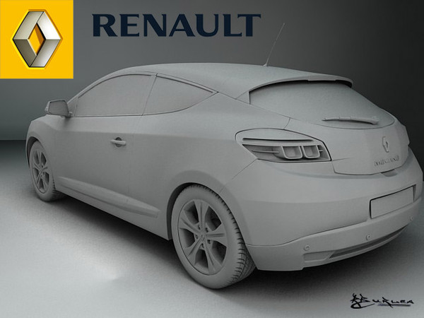 renault megane 3d model - Renault Megane III 2009 Pack-1 by rburlea